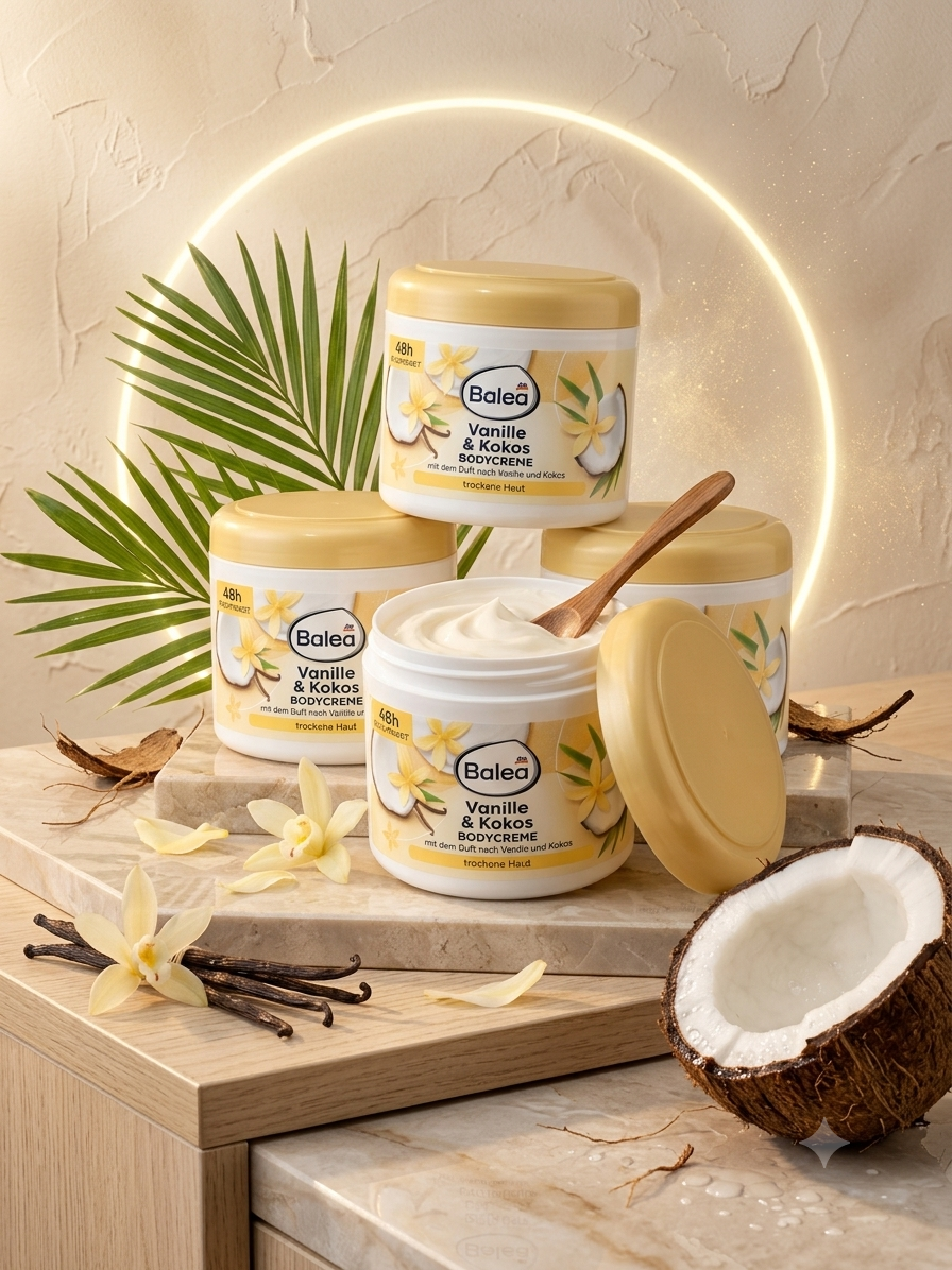BALEA Vanille kokos Body creme