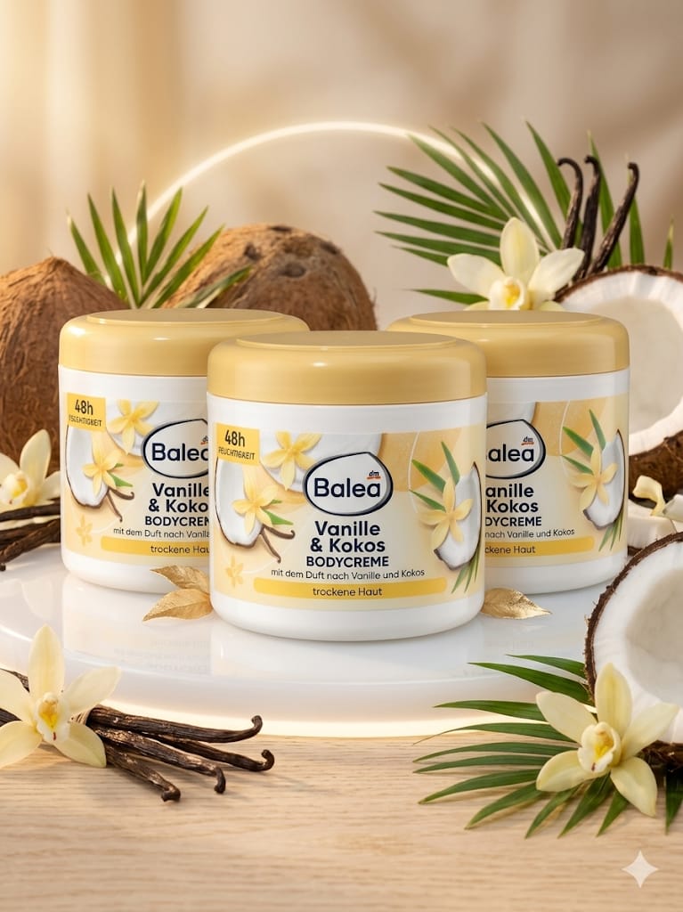 BALEA Vanille kokos Body creme